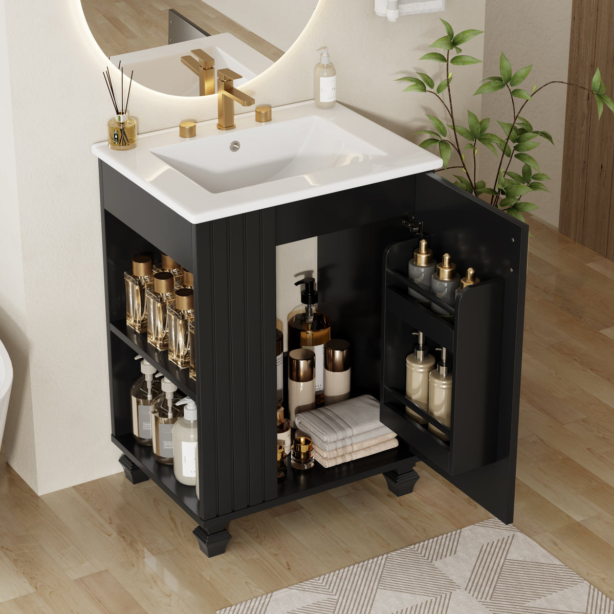 24" Bathroom Vanity with Sink