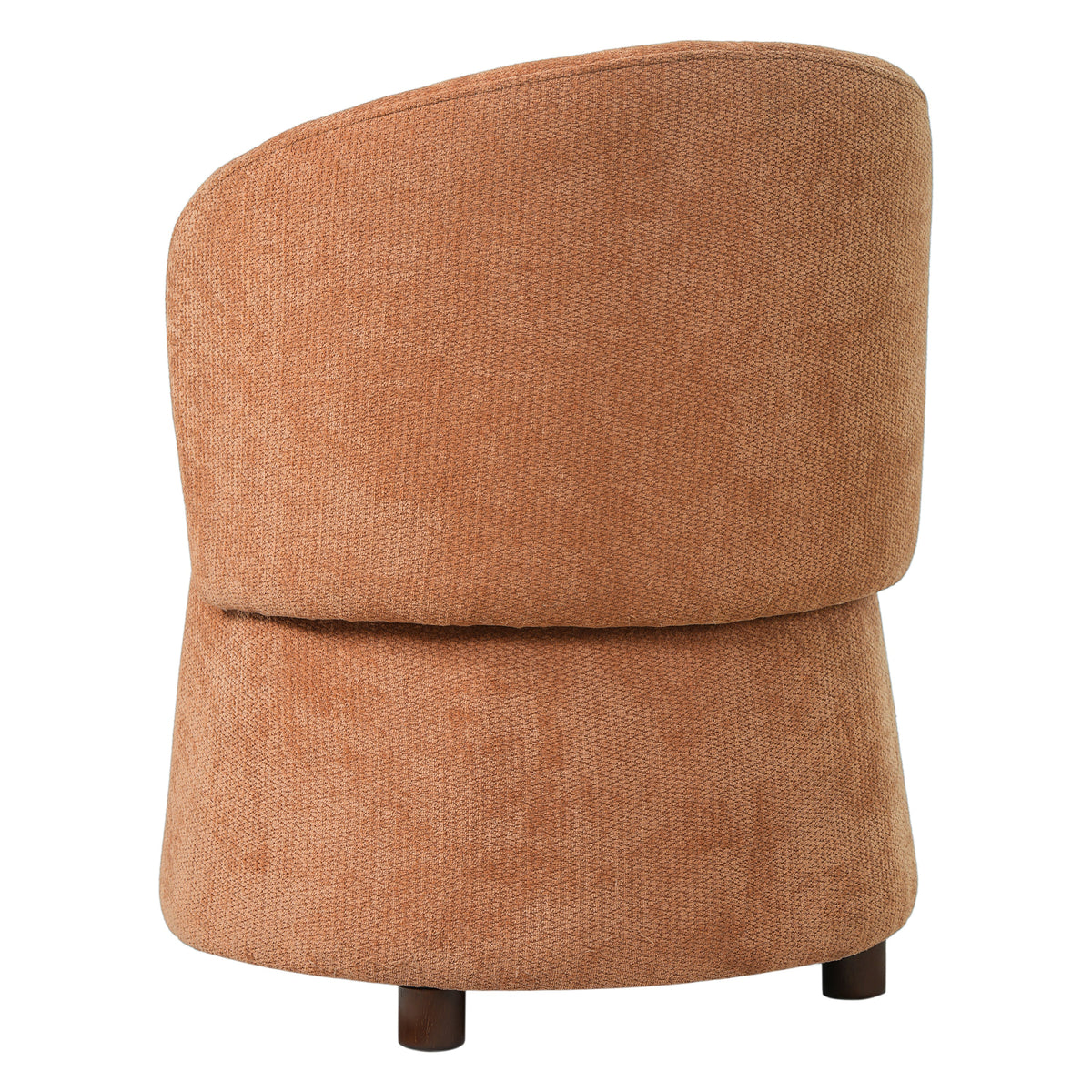 Orange Pet Friendly Chair with Hidden Pet Nook