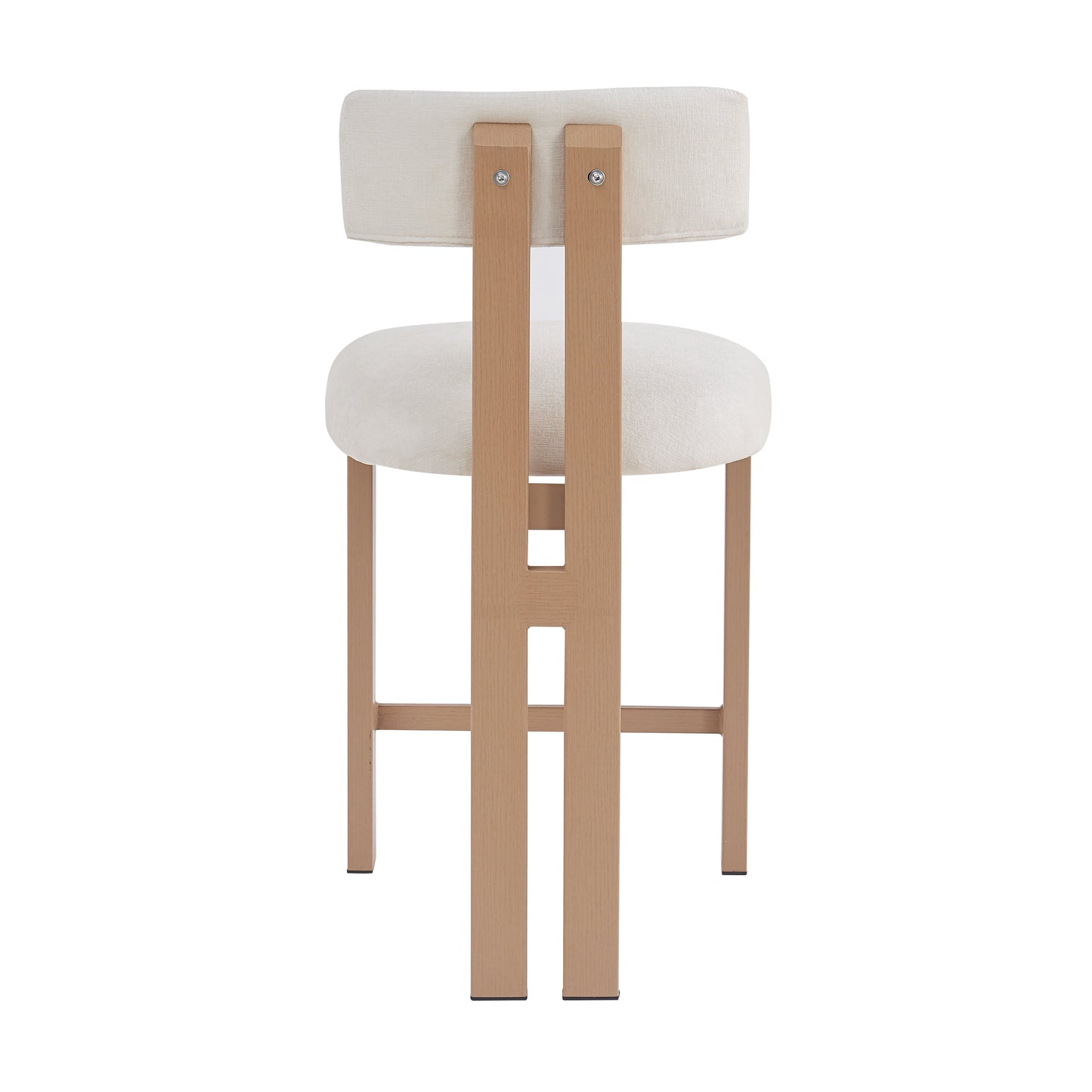 Stylish 26.5'' Round Stools with Low Back