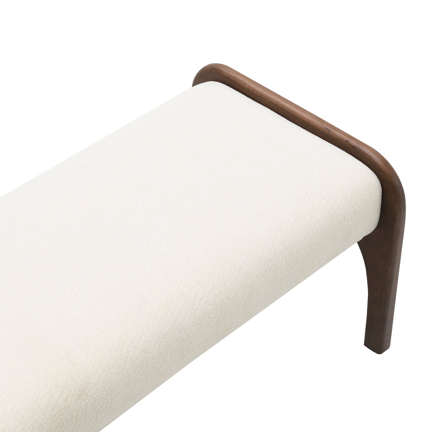 50.25 Inch Upholstered Long Bench