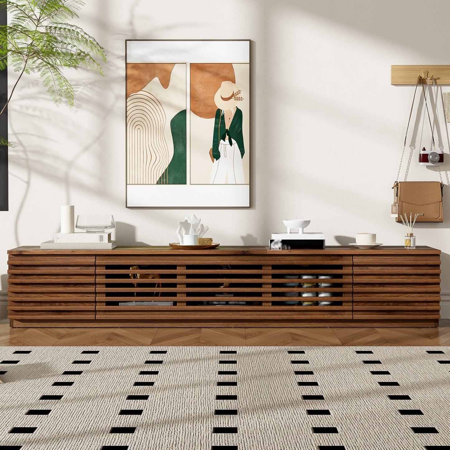 70 Inch Modern TV Stand for TVs Up to 80"