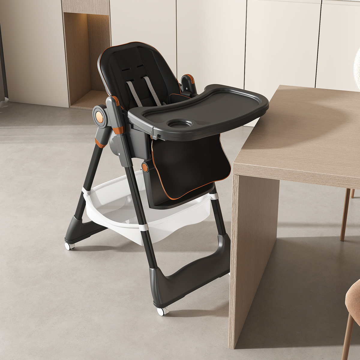 Adjustable Baby High Chair 0-6 Years