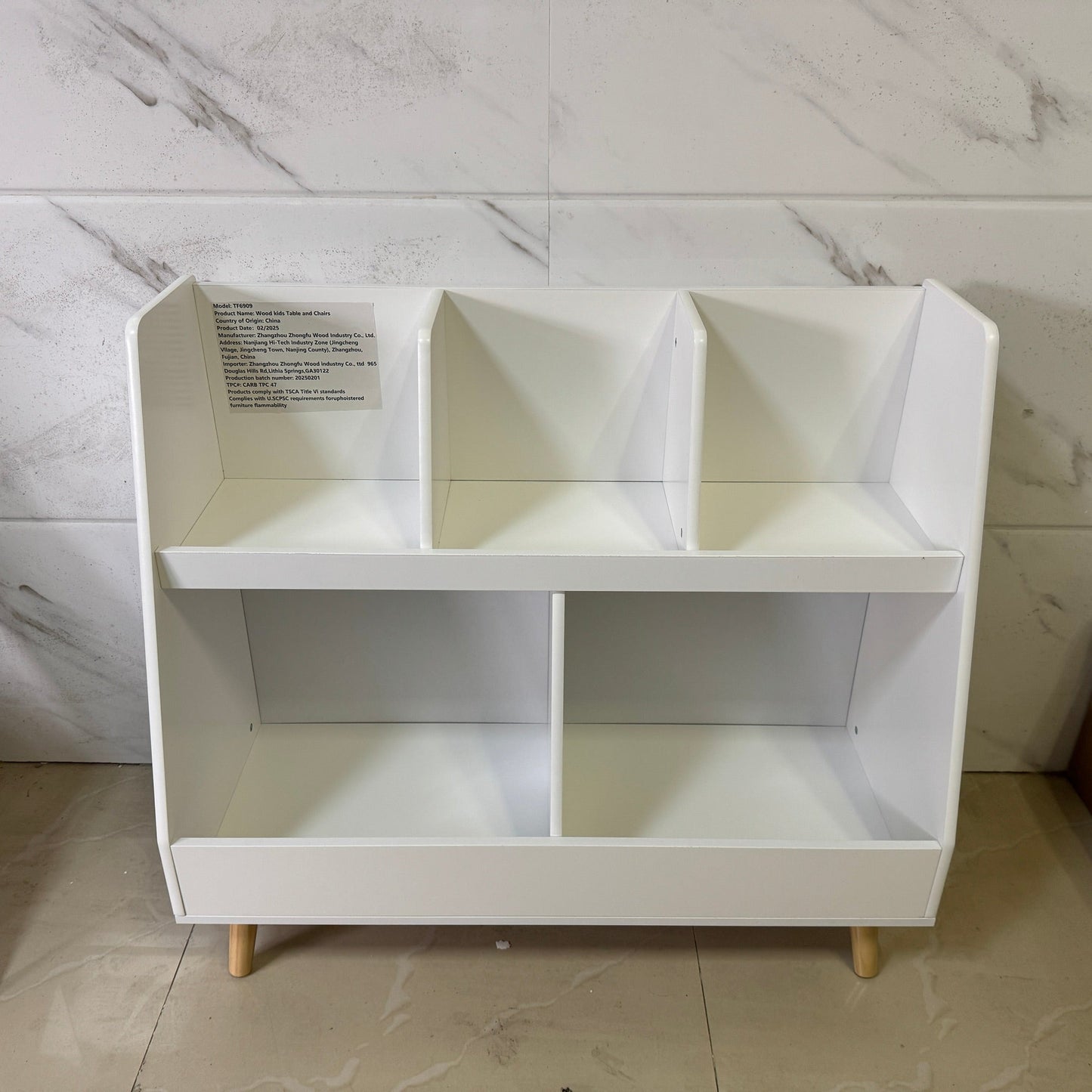 Kids Bookshelf and Toy Organizer