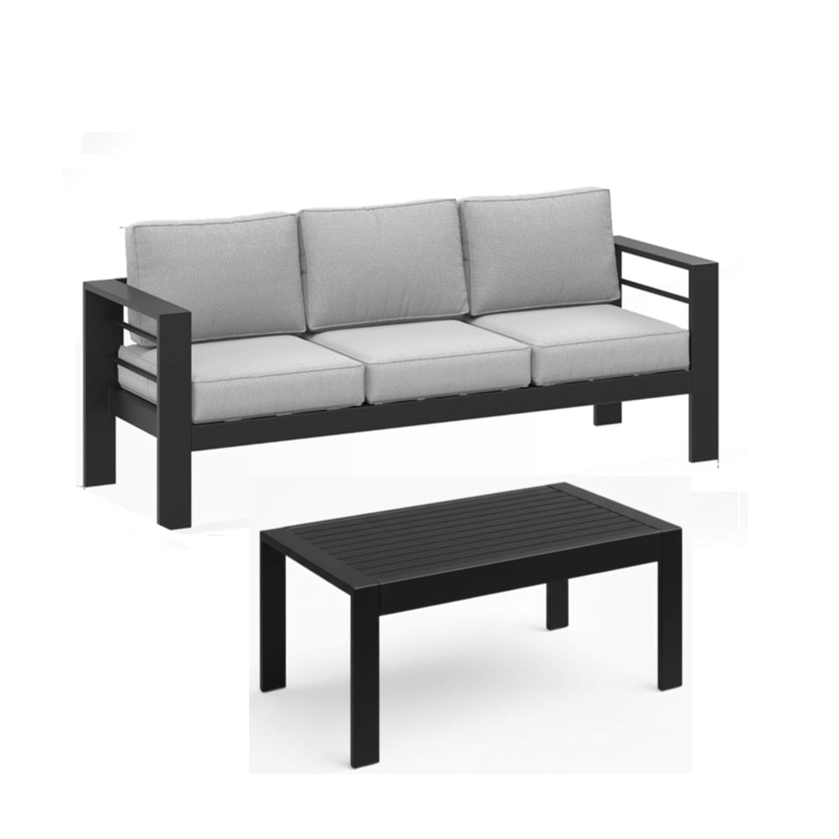 2 Pieces Outdoor Patio Set