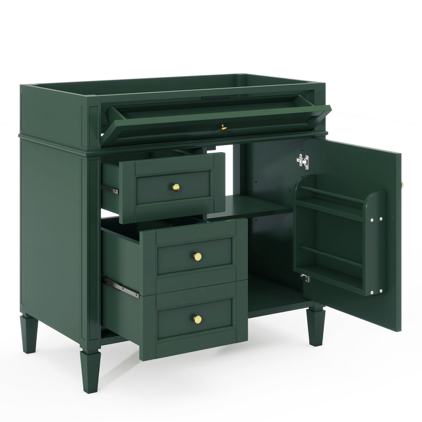 36" Bathroom Vanity Cabinet Without Top Sink
