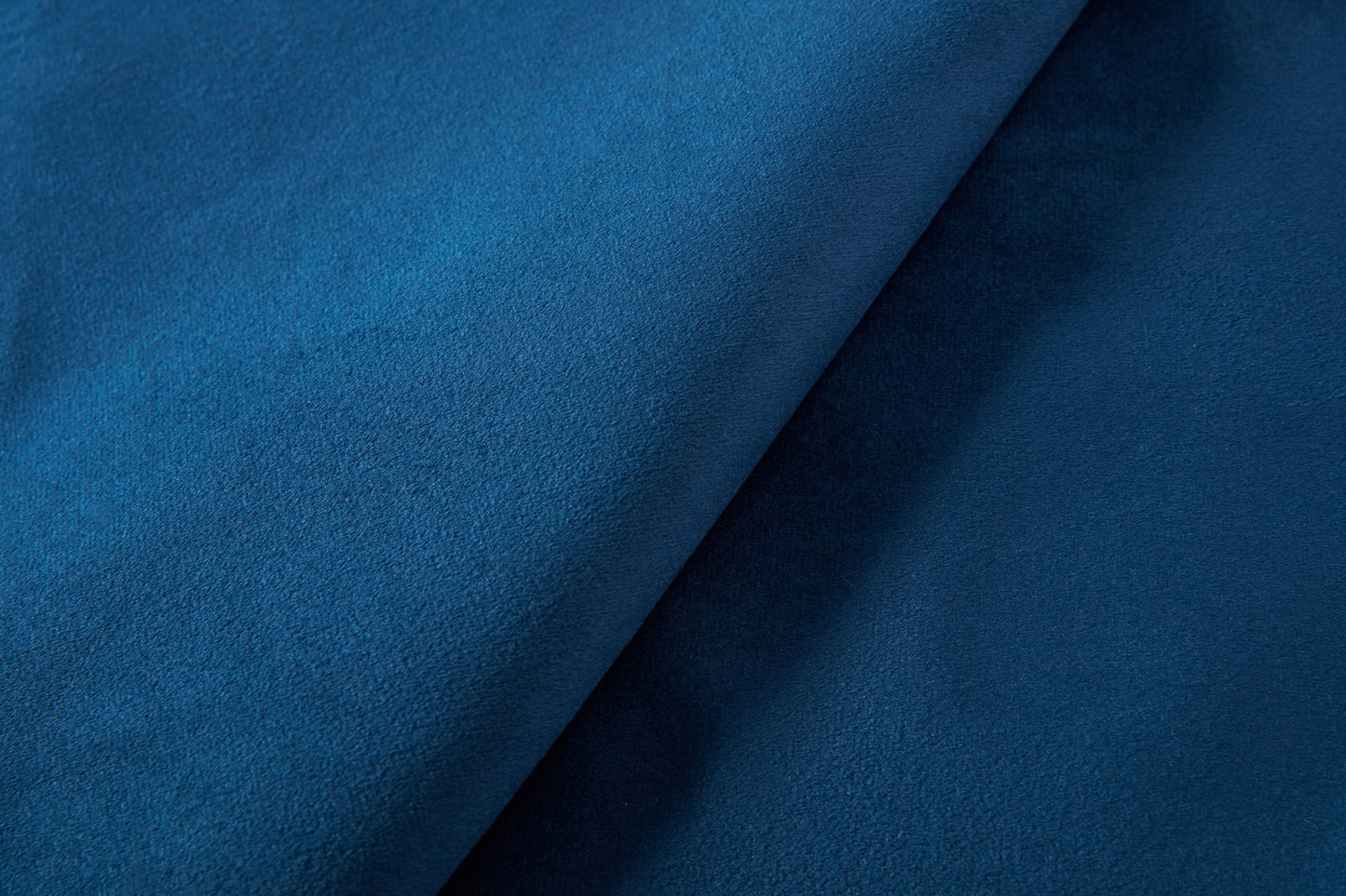 Peyton Upholstered Queen Bed with 54' High Headboard and Traditional Buttoned Tufting in Blue Velvet