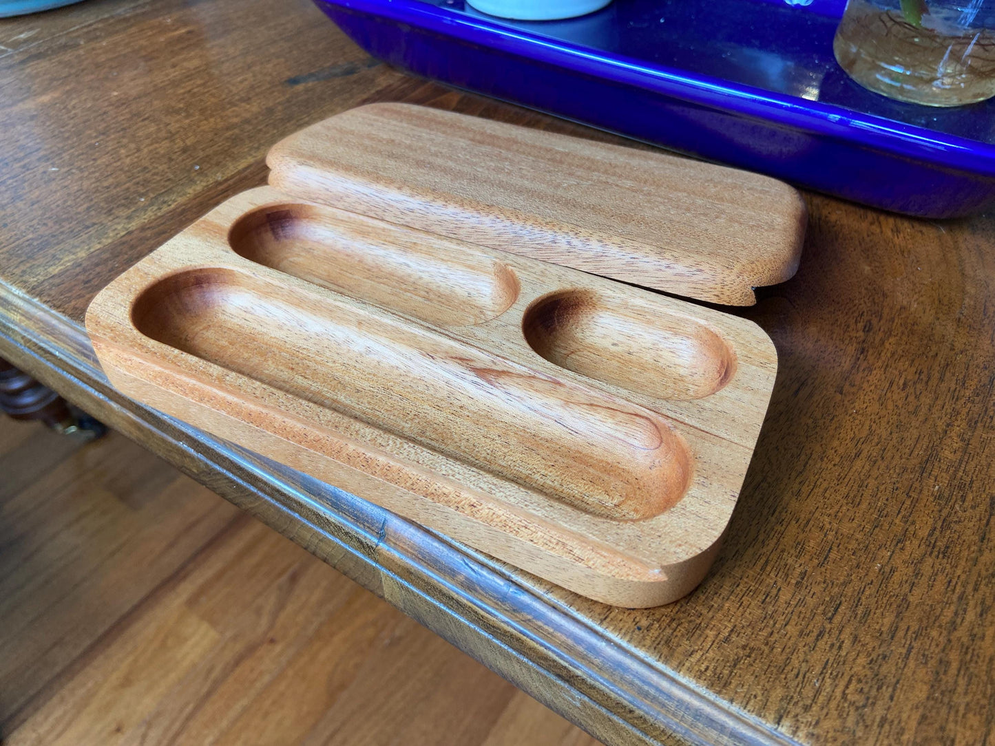 Mahogany Keepsake Box w/compartments