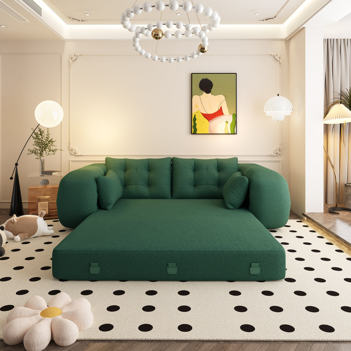 78.7" Multi-Functional Foldable Sofa Bed