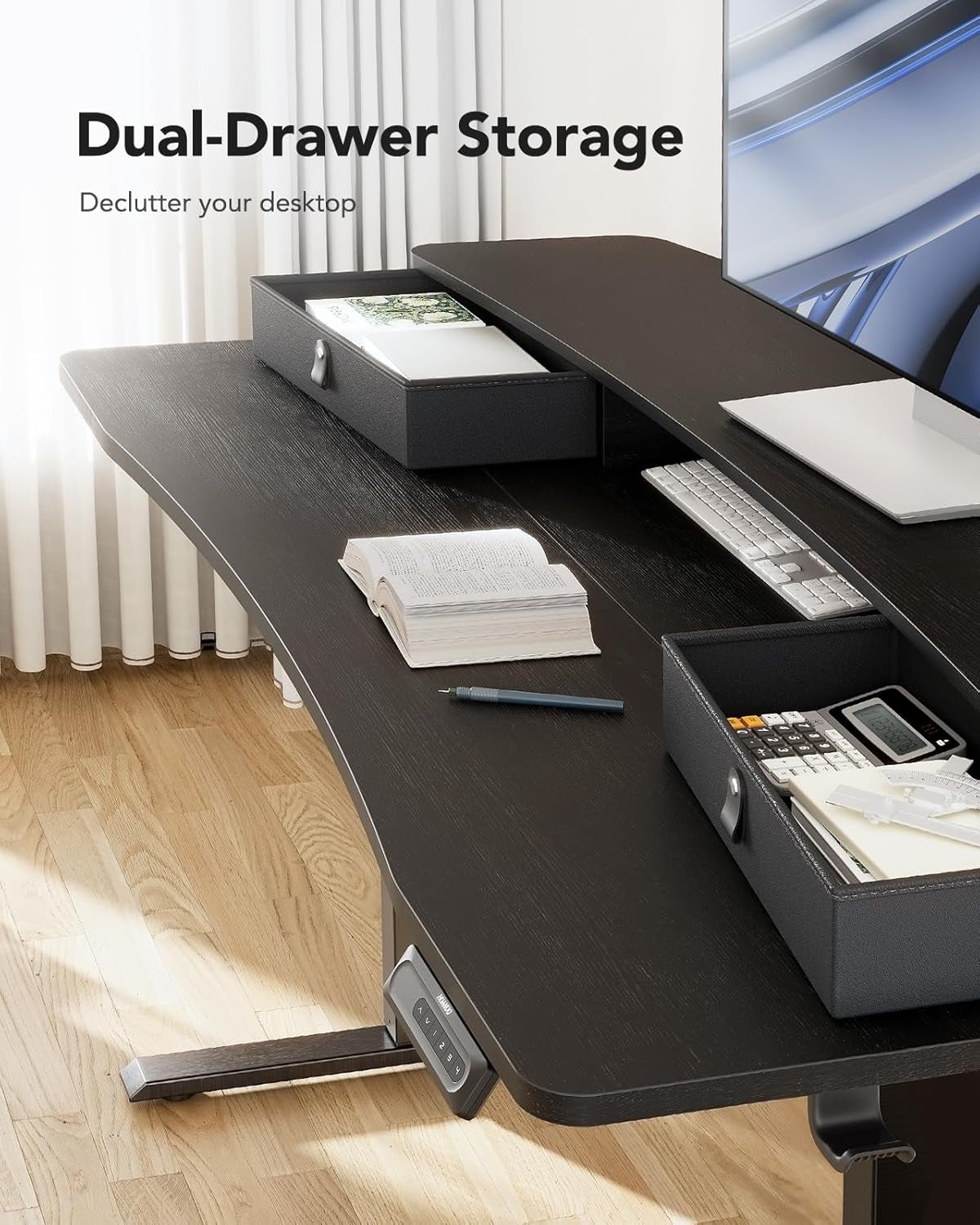 48 Inch Electric Standing Desk With Height Adjustable