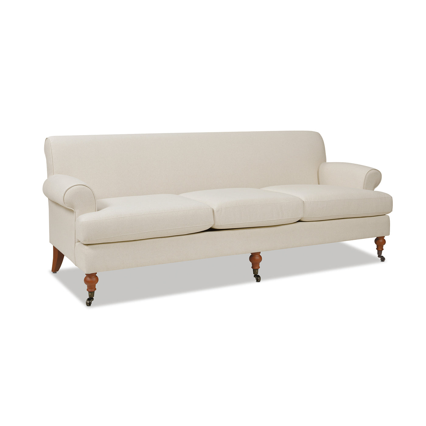 Alana Lawson Three-Cushion Tightback Sofa, Light
