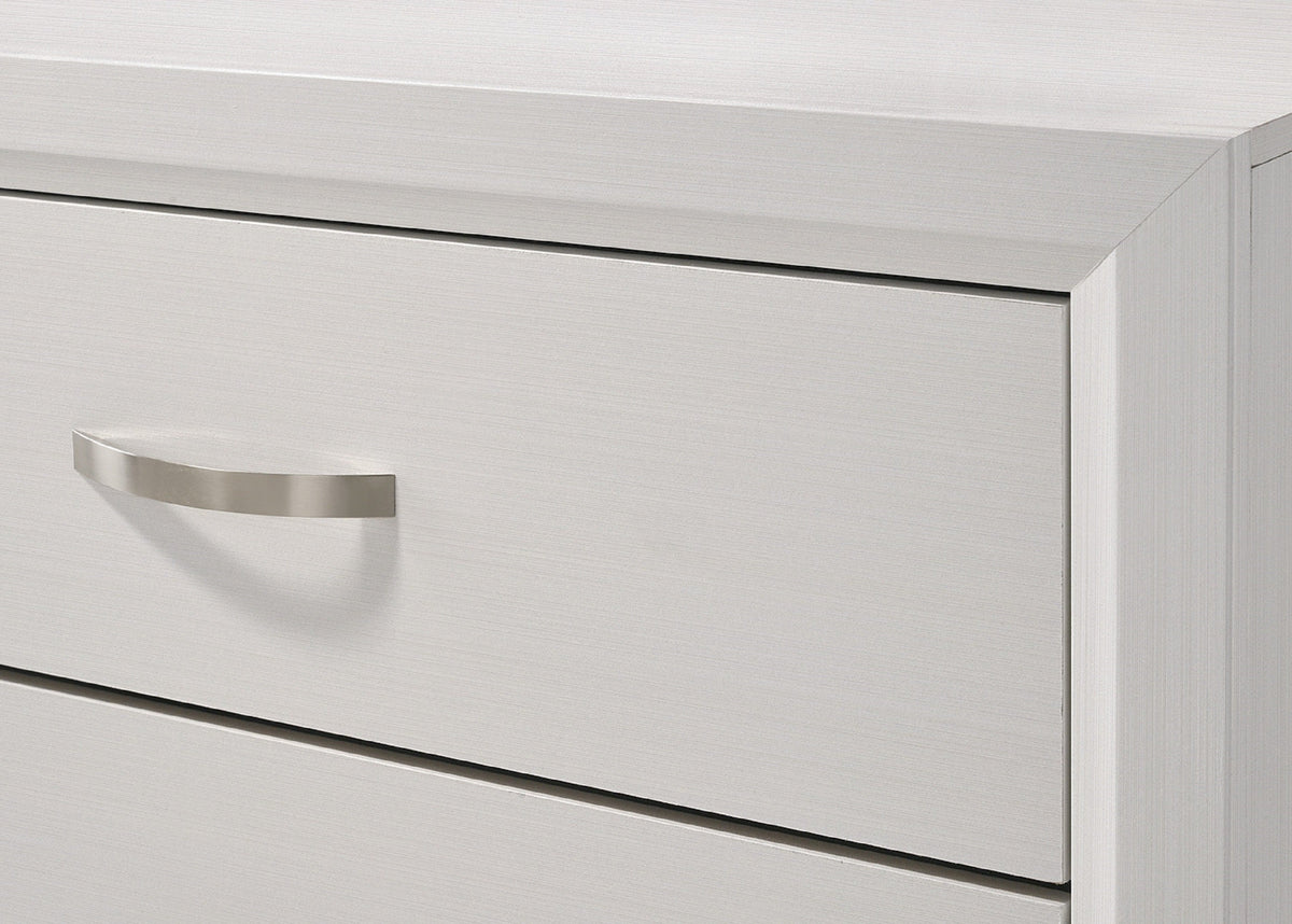 1pc Contemporary 6-Drawer Dresser