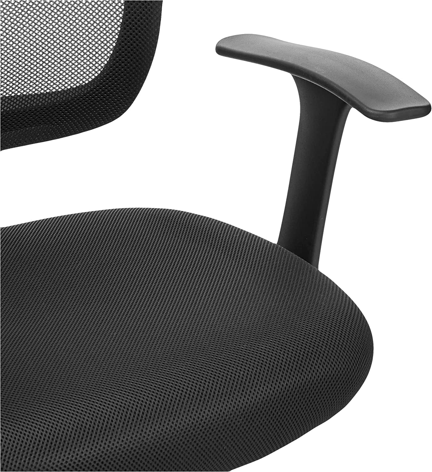 Mesh Mid Back Office Chair With Adjustable Height And 360 Degree Swivel Black