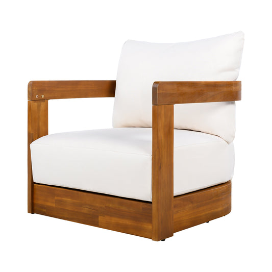 Premium Acacia Wood Outdoor Club Chair