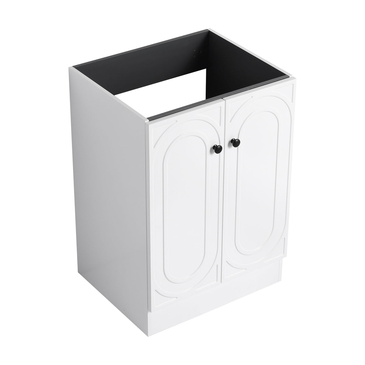 24" Freestanding Bathroom Vanity & 2 Soft-Close Cabinet Doors