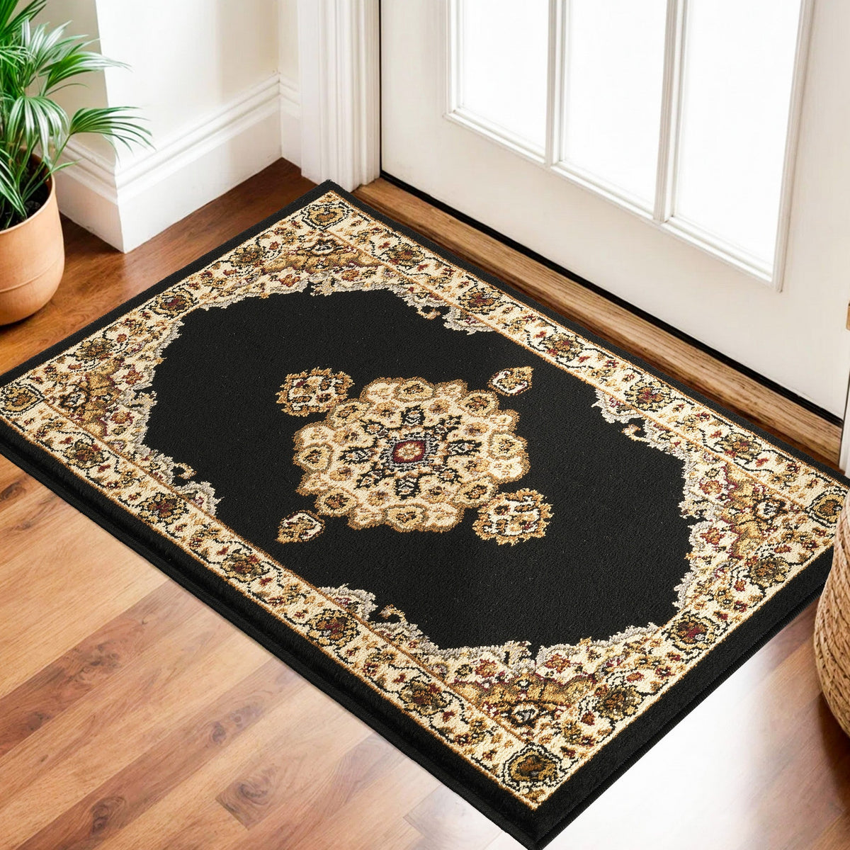 Classic GC_VIN5010 Black Area Rug