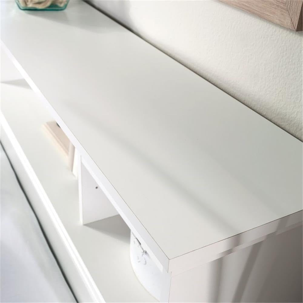Transitional Engineered Wood Headboard with Adjustable Shelves