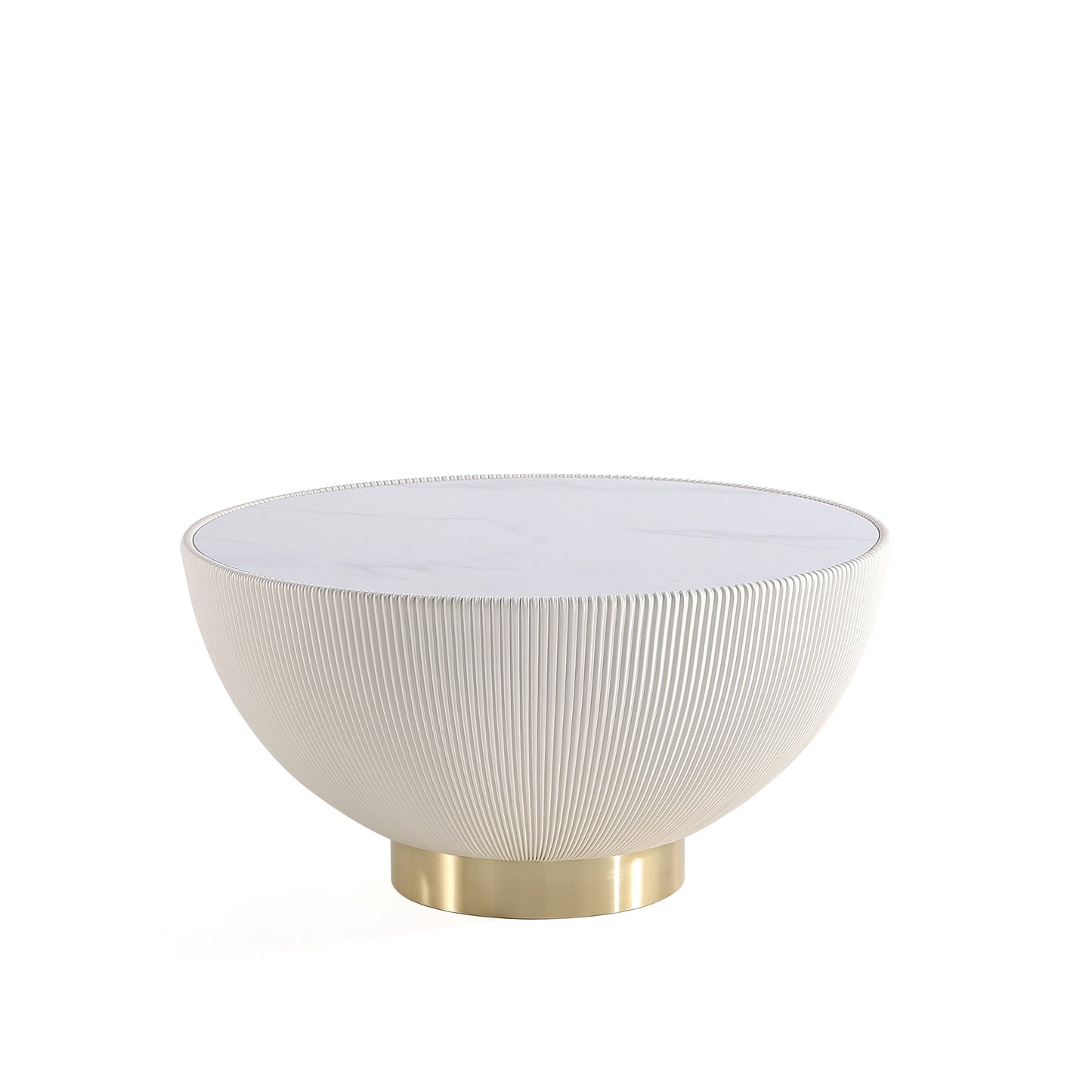 Anderson Sintered Stone Top Upholstered Coffee Table