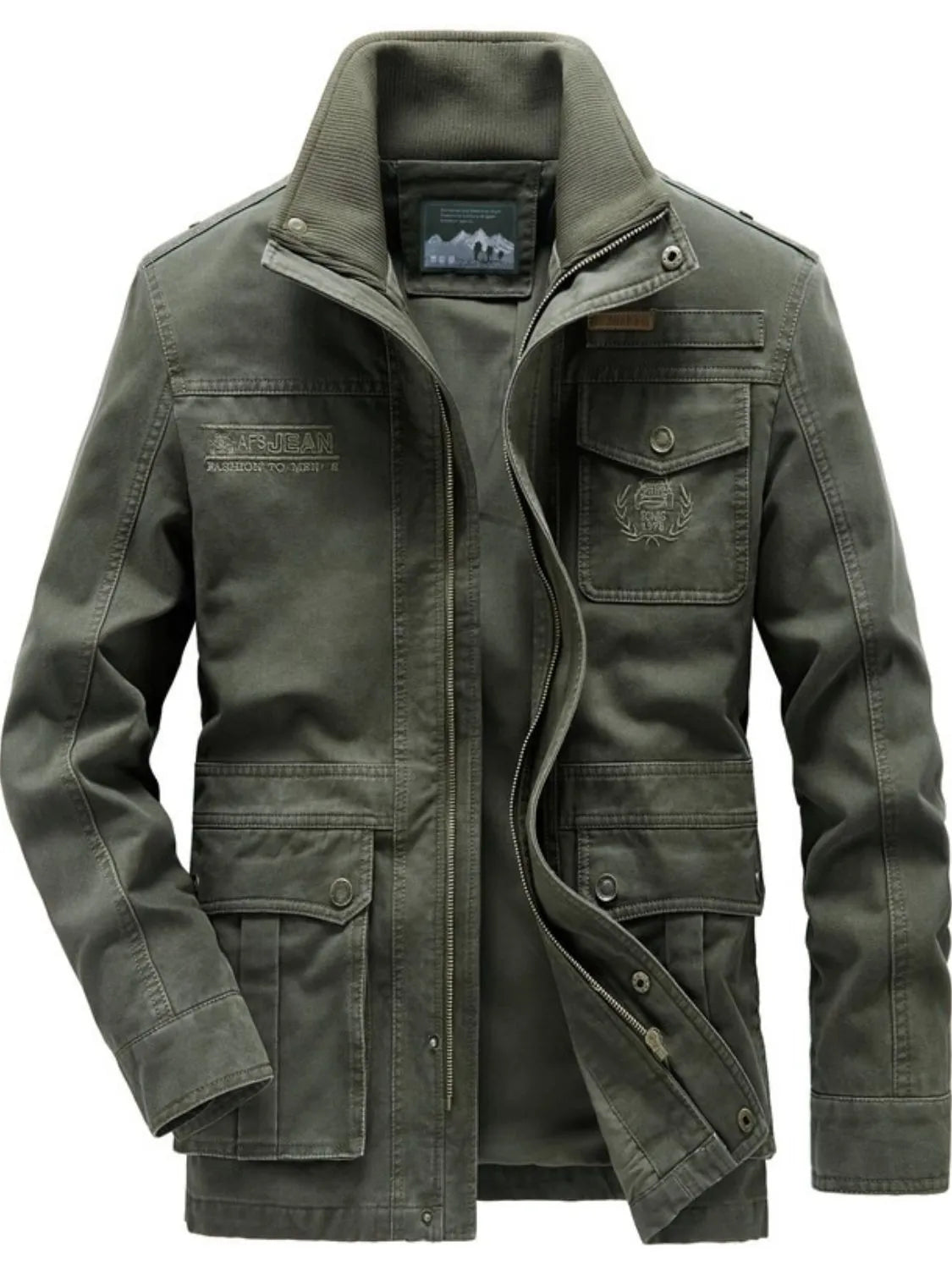 Zip Up Jacket with Pockets