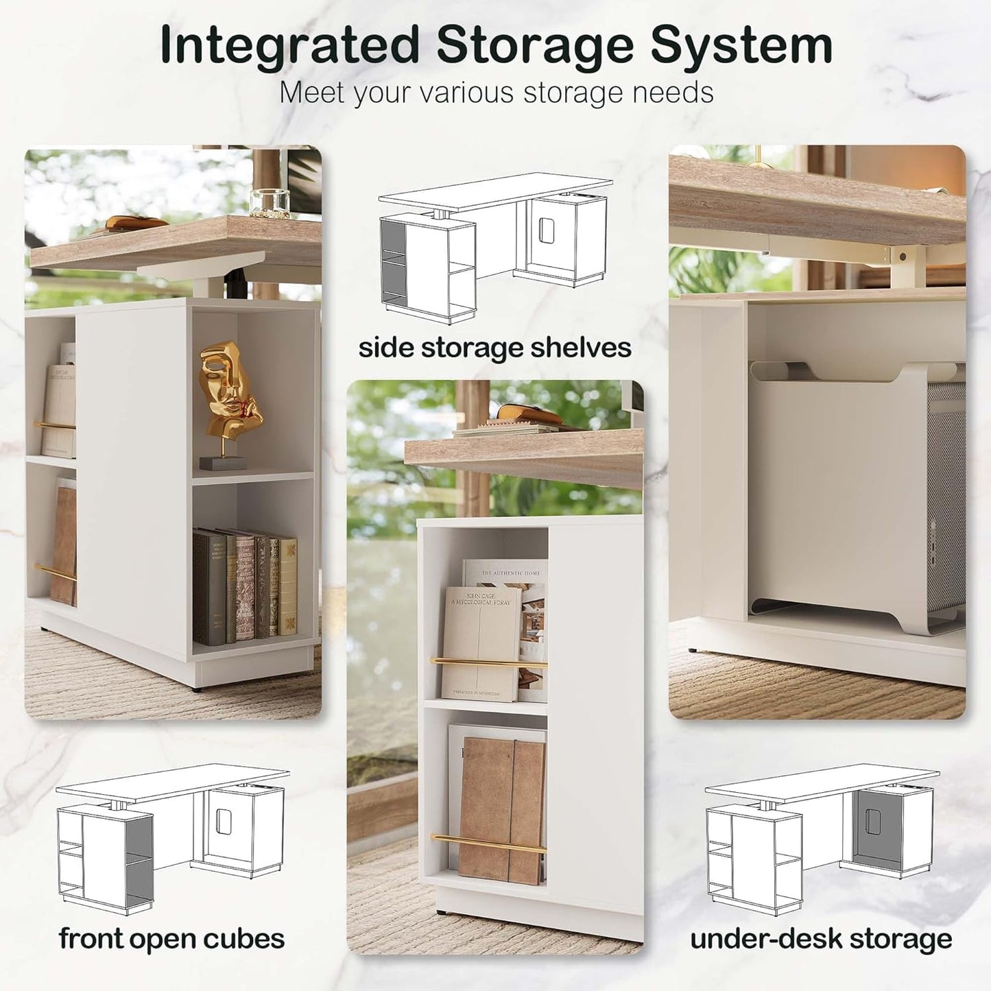 71 Inches Electric Height Adjustable Standing Desk