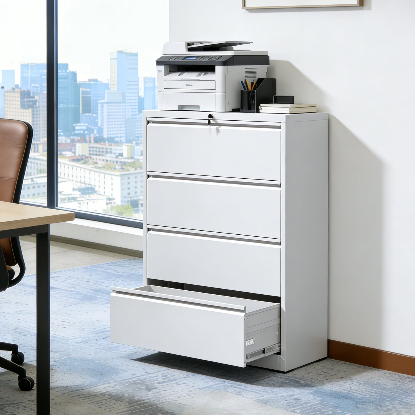 4 Drawer Lateral File Cabinet