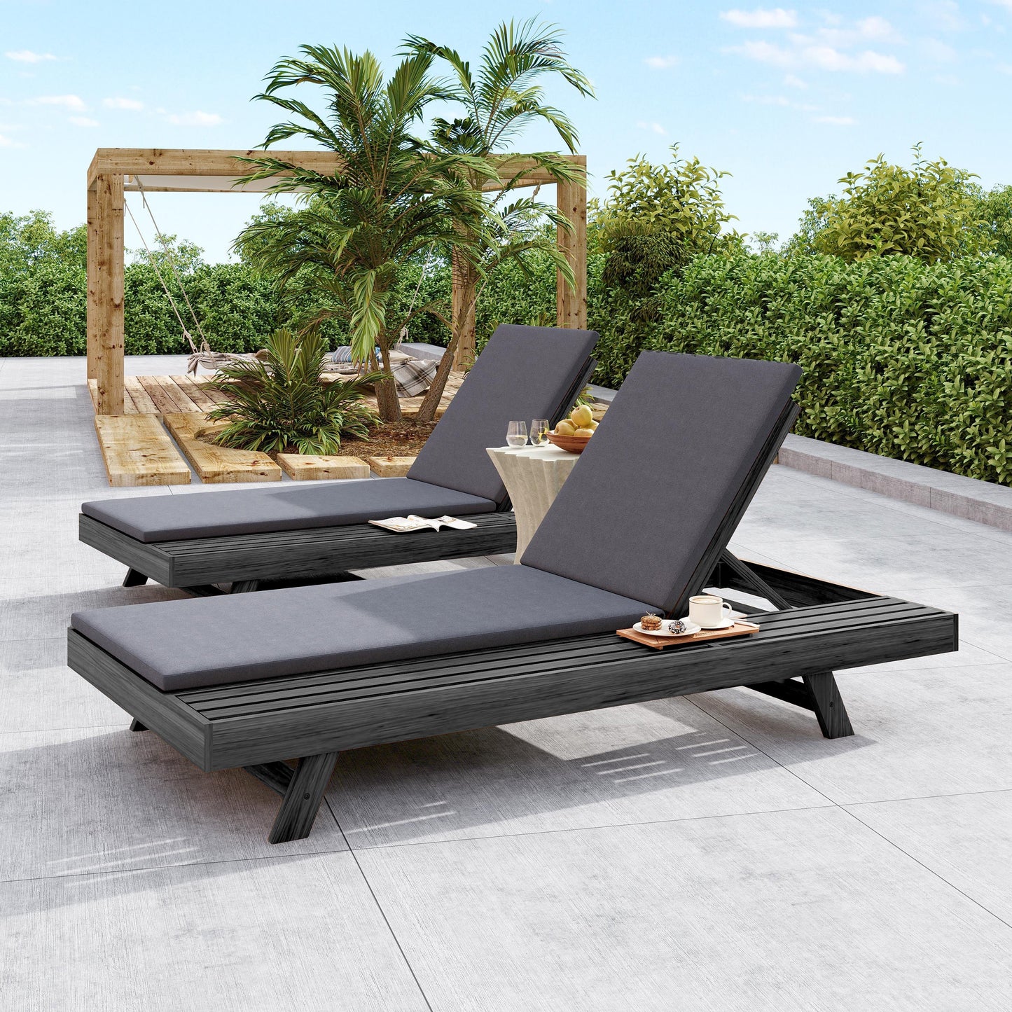 Lounge Chaise Set