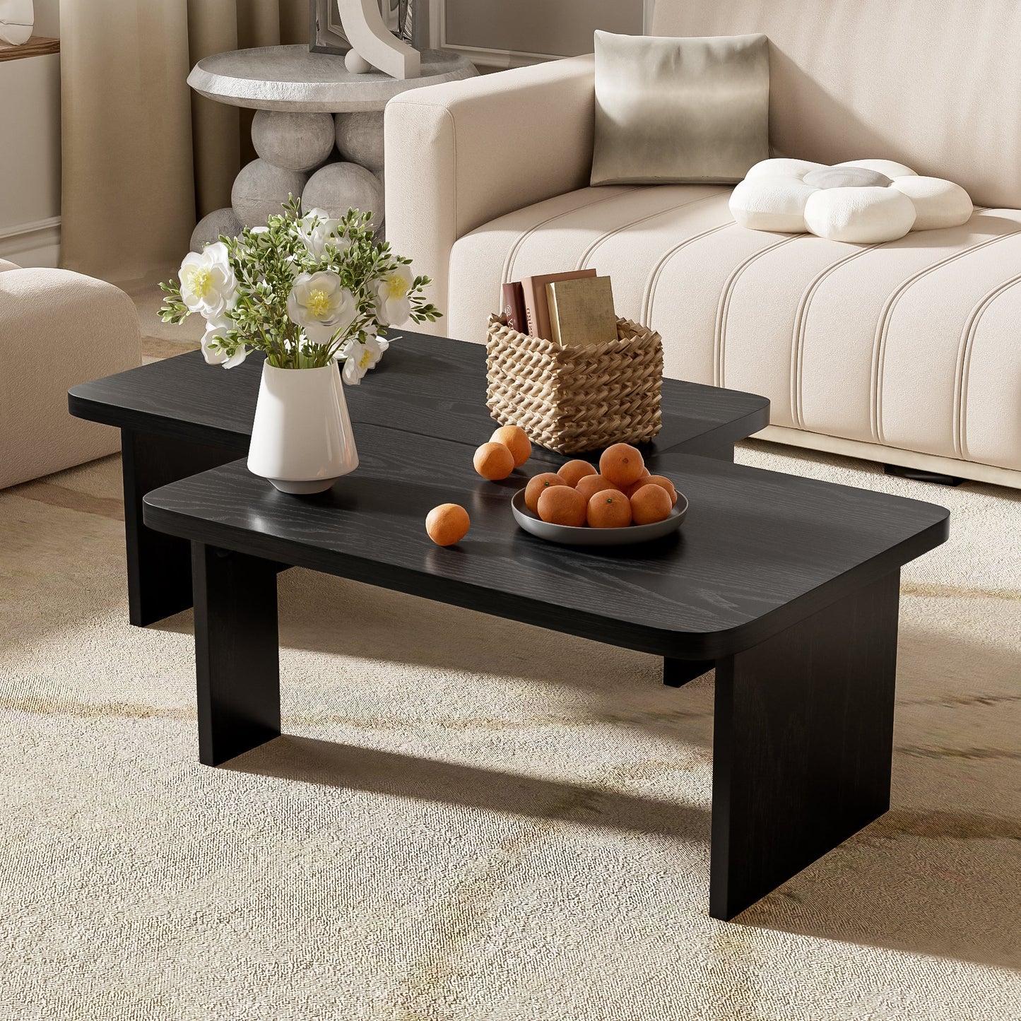 U-Can Modern Minimalist Coffee Table Set