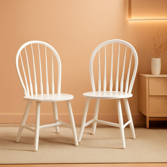 Dining Chairs 18 Inch Spindle Back Set Of Two Farmhouse