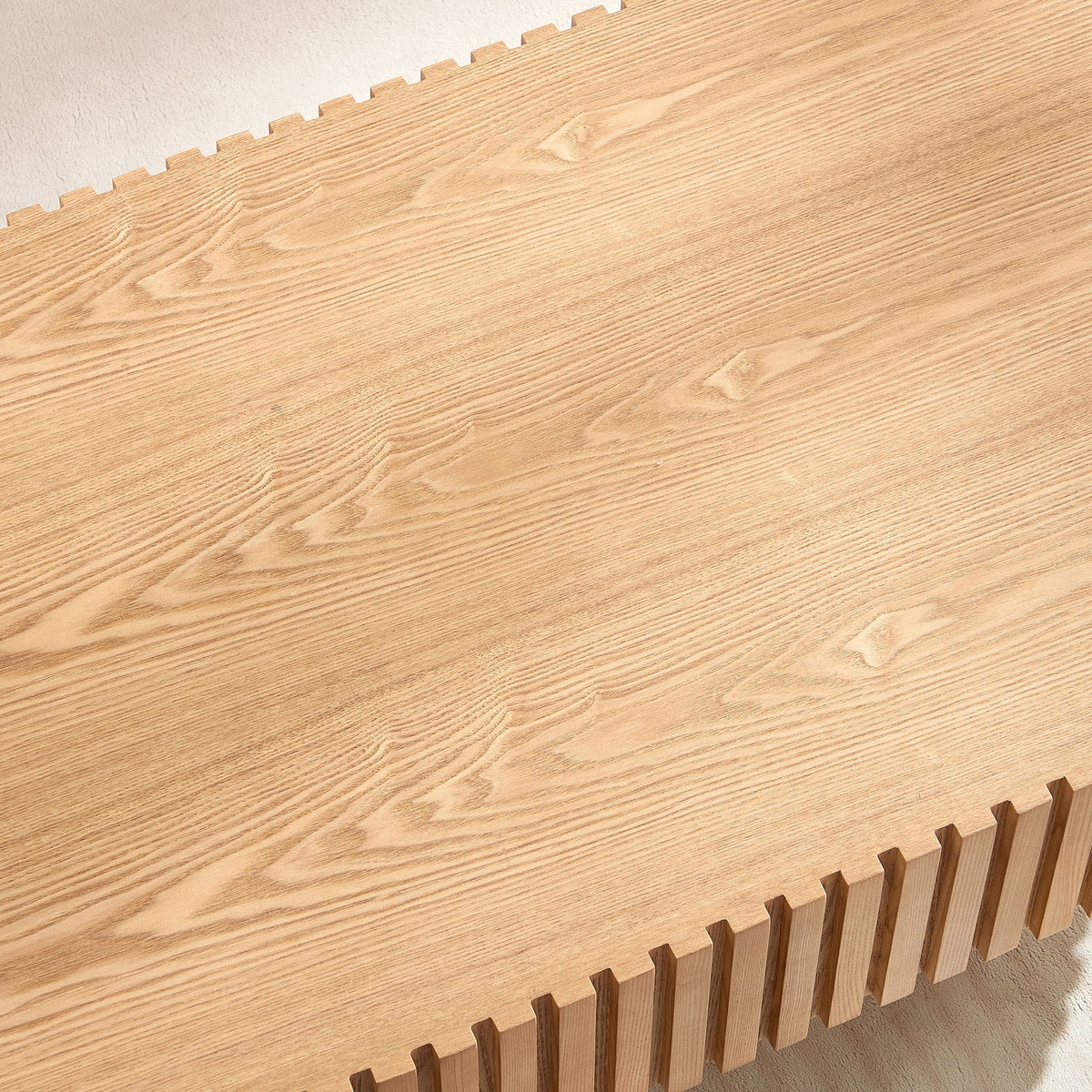 43.70 Inch Modern Handcraft Drum Coffee Table