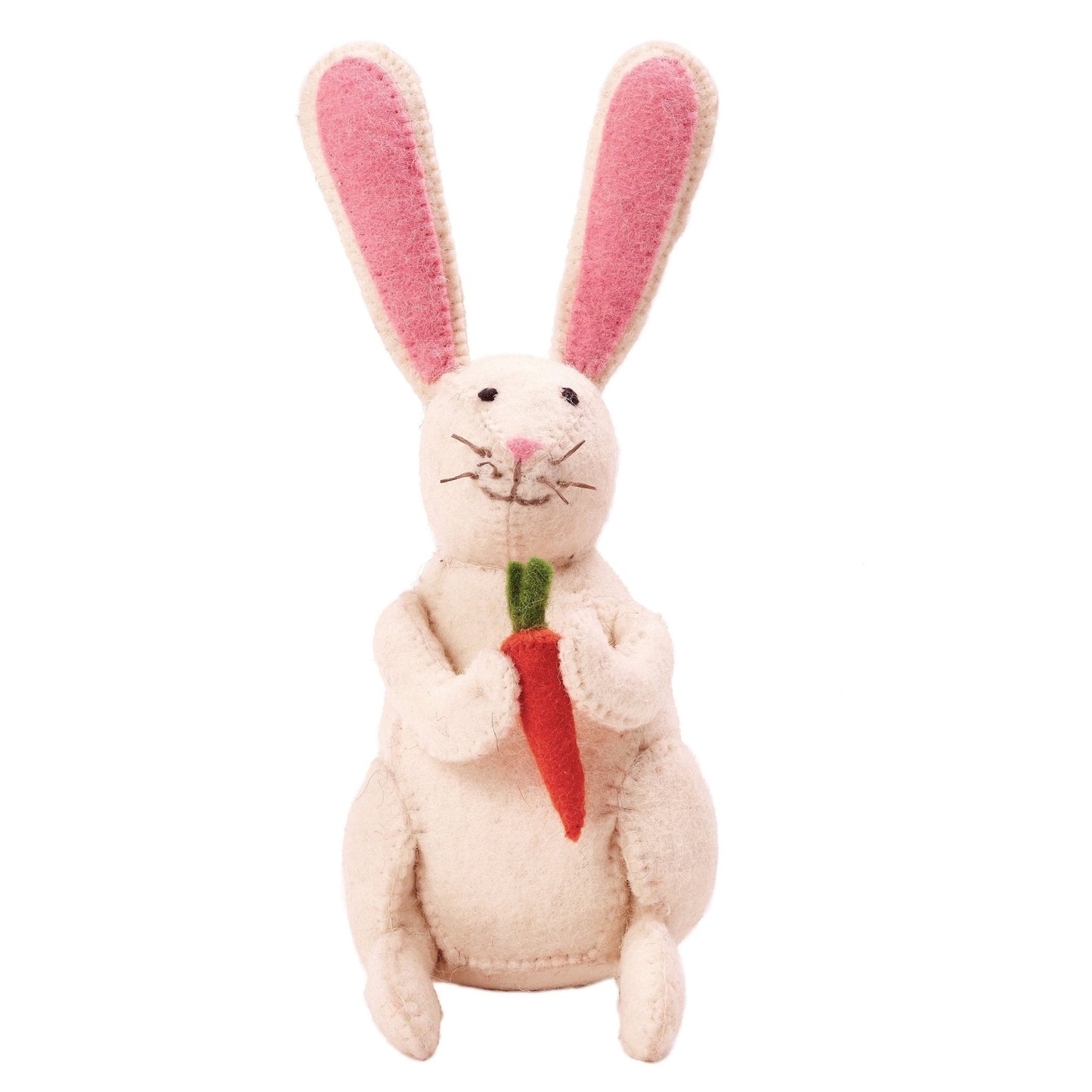 Easter Bunny Hand Felted Wool Arcadia Home