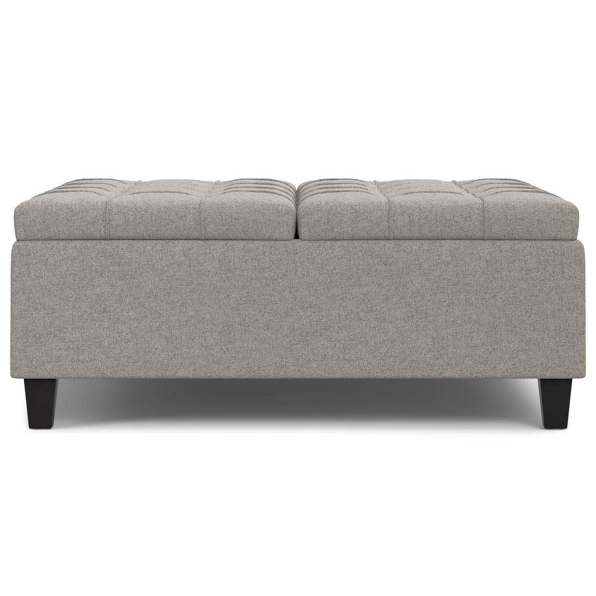 Harrison 40 Inch Wide Large Square Coffee Table Storage Ottoman