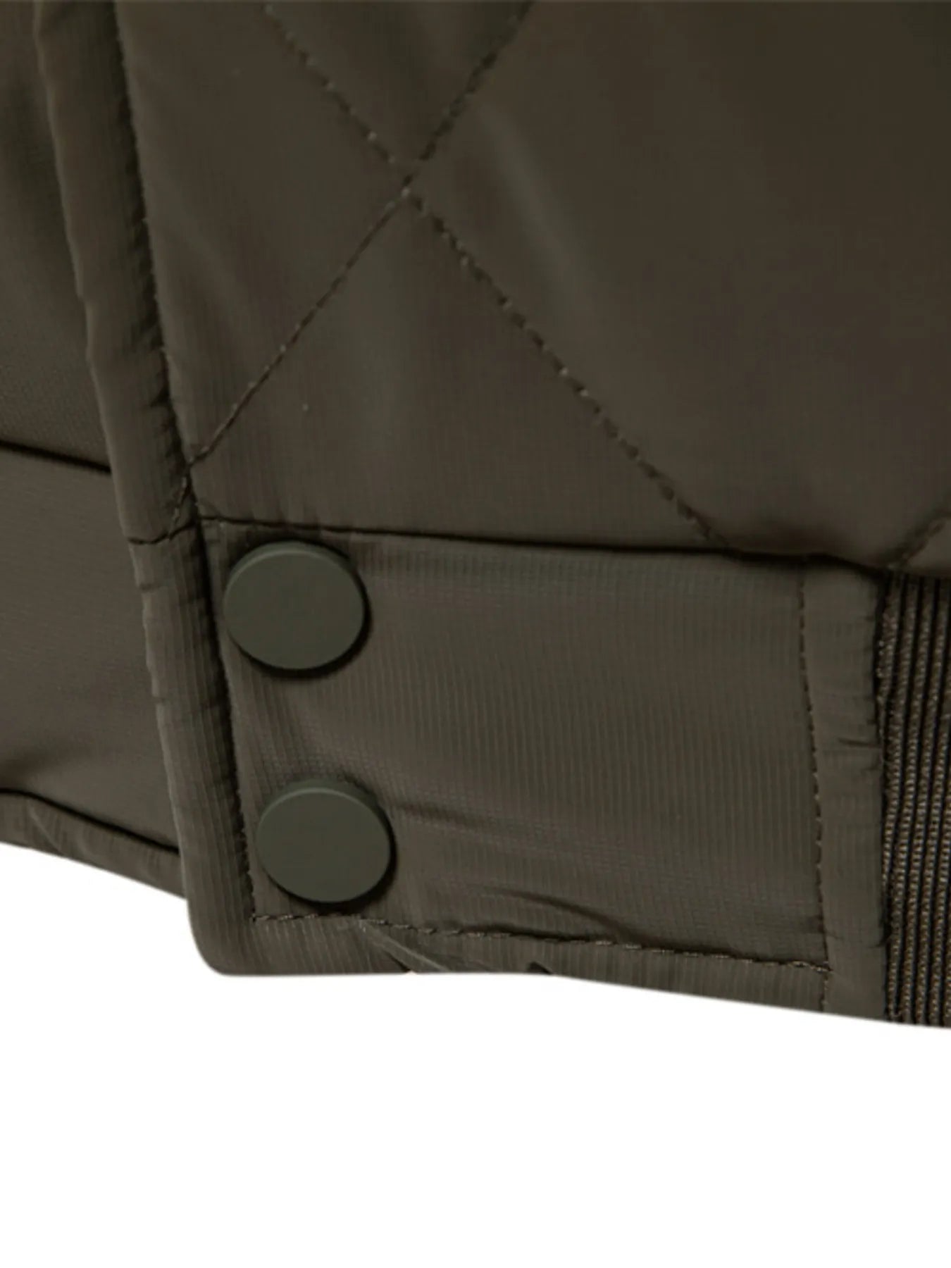 Quilted Snap Down Long Sleeve Jacket