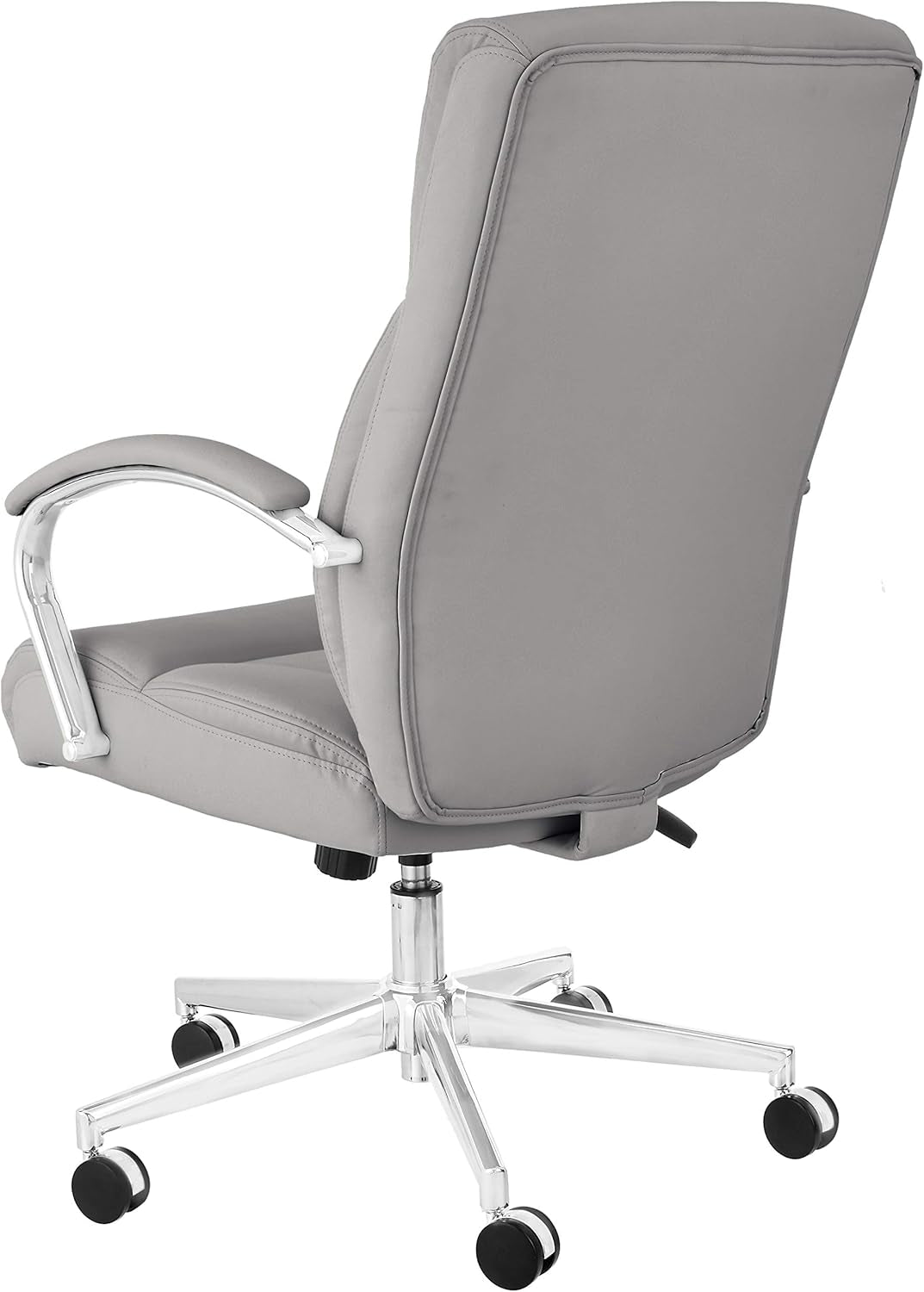 Executive Desk Chair Grey Oversized Cushion Seating Comfort