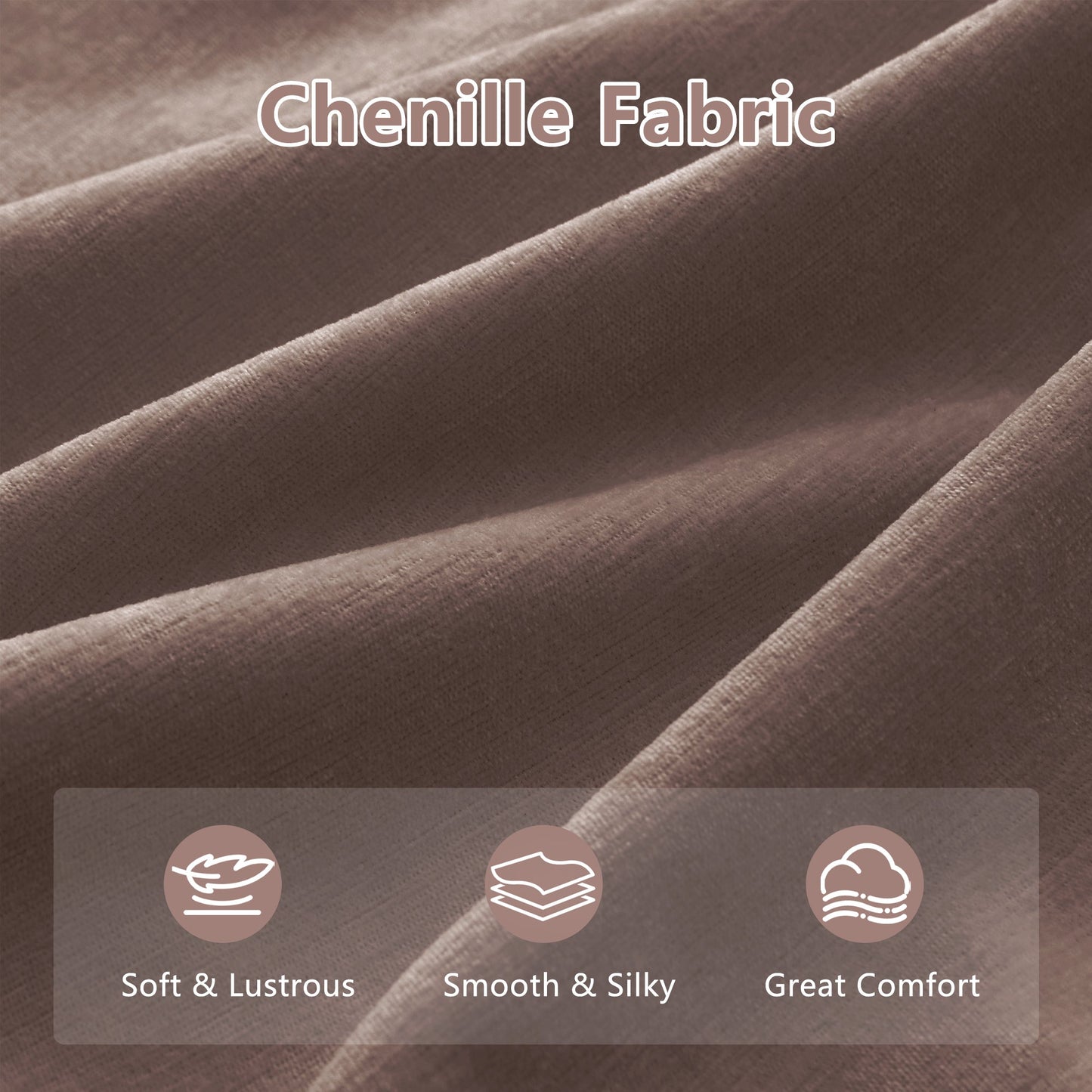 137" Oversize Chenille L-Shaped Sofa