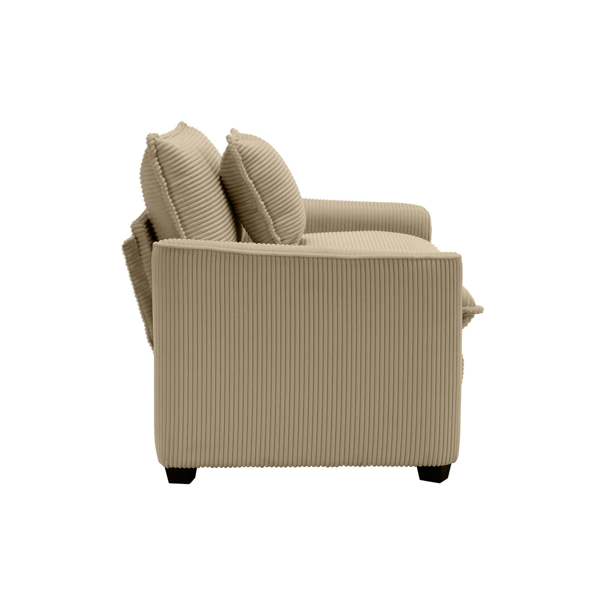 Luxurious and Sophisticated Deep Seated Sofa Set with Two Single Chairs