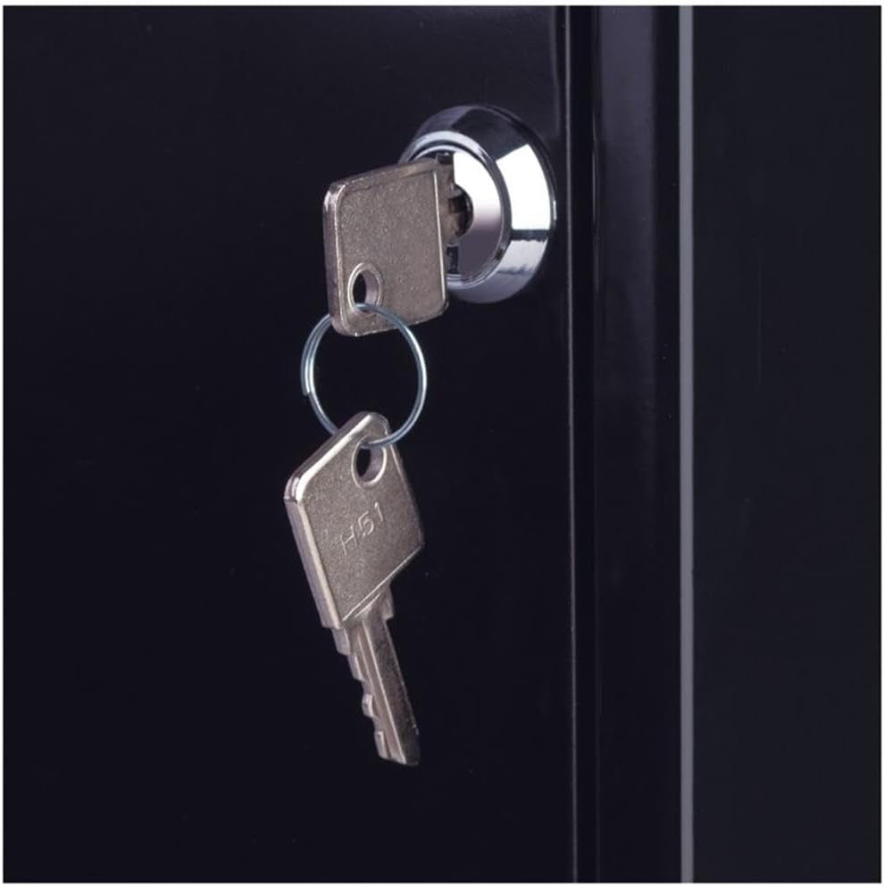 18 Inch Deep Metal File Cabinet With Cam Lock 3 Drawers Yellow