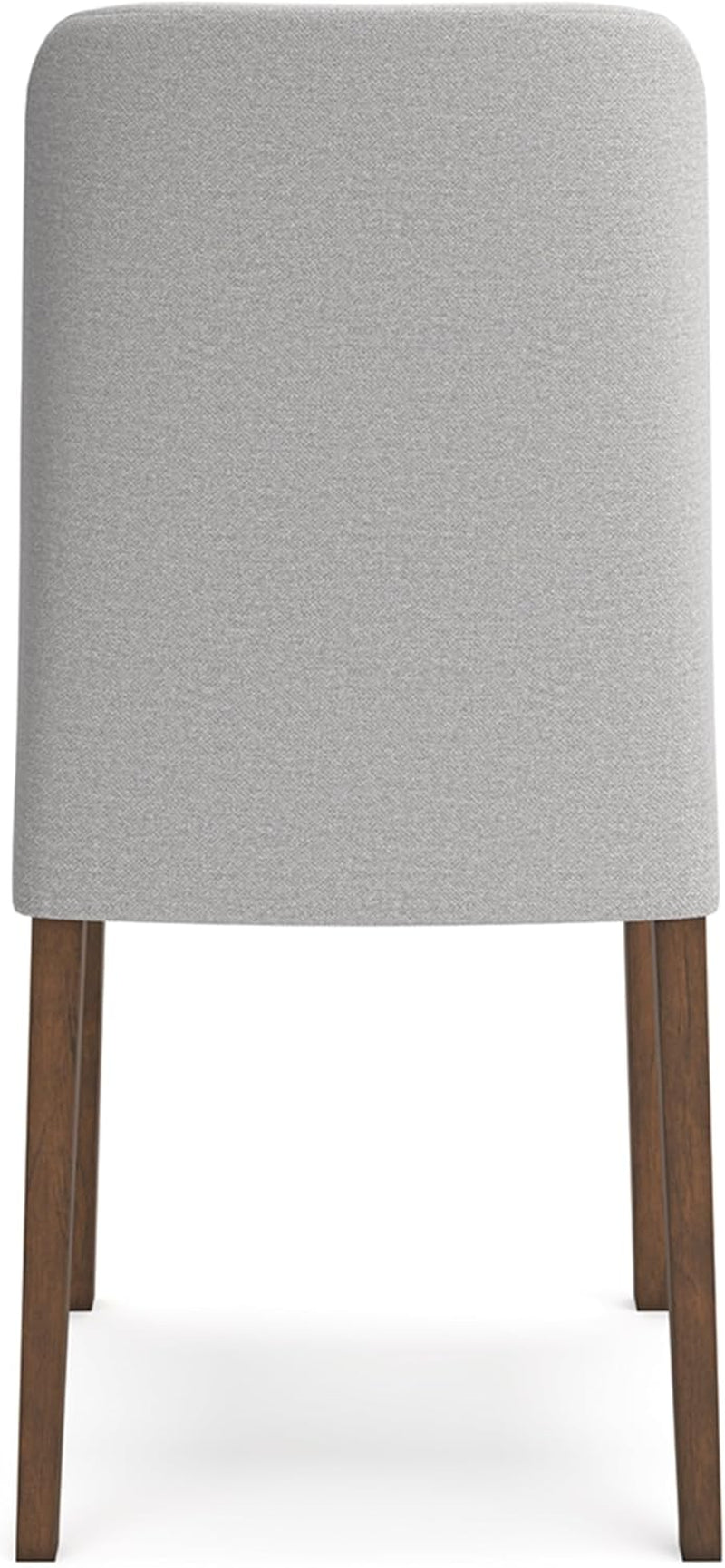 Lyncott Upholstered Side Dining Chair Set of 2 Cream Brown Foam Cushion