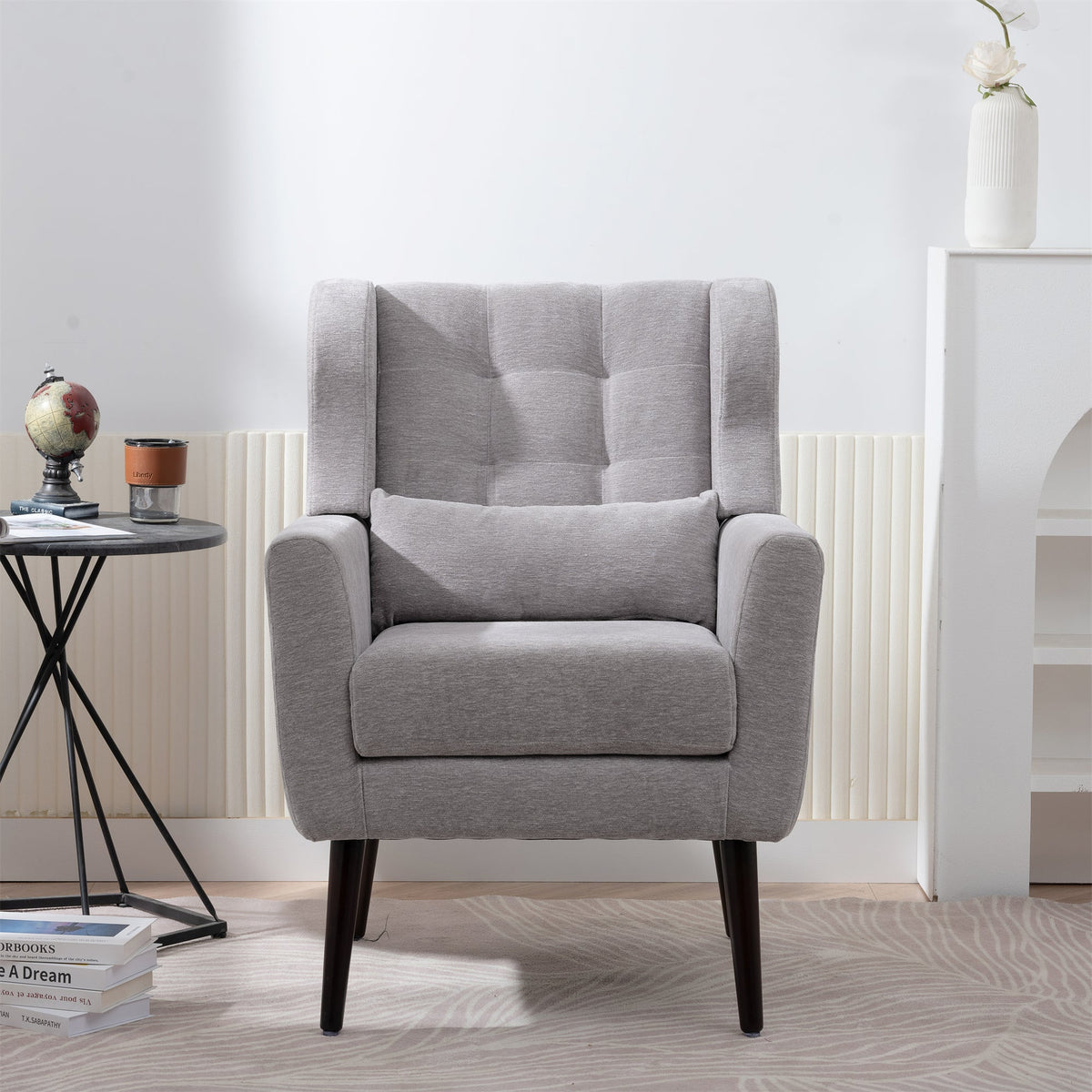 Modern Chenille Accent Chair