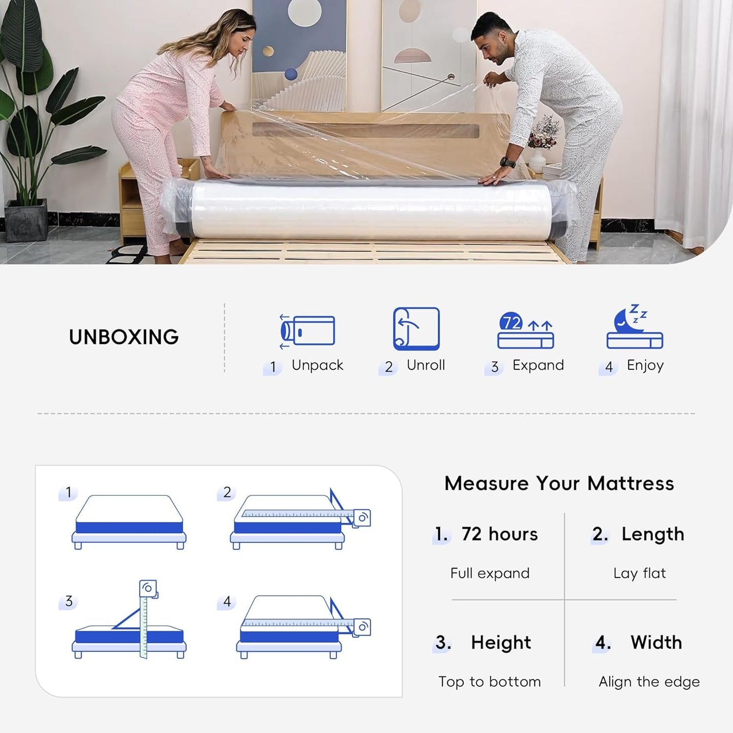 Twin Pressure Relief Memory Foam Hybrid Mattress Pocketed