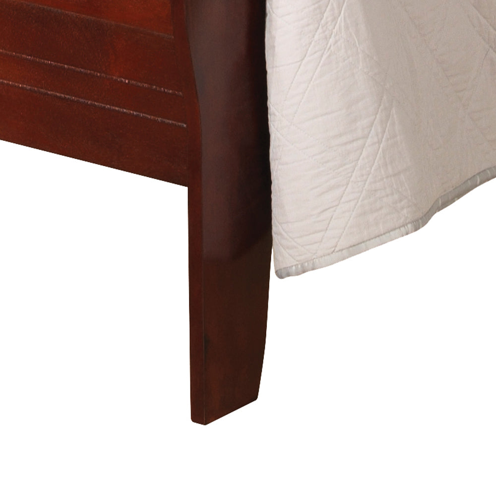 Elegant Cherry Queen Bed Frame