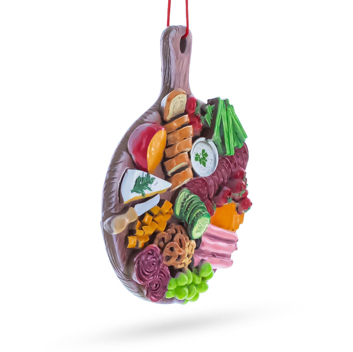Gourmet Charcuterie Platter Resin Christmas Ornament