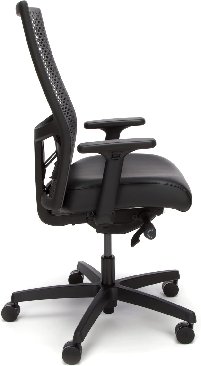 Ignition Two Point Zero Ergonomic Office Chair Adjustable Lumbar Support Black