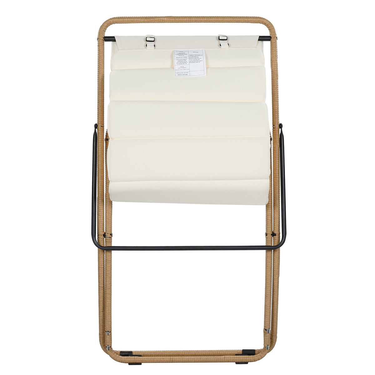 TREXM 2-Pieces Outdoor Folding Chair Set