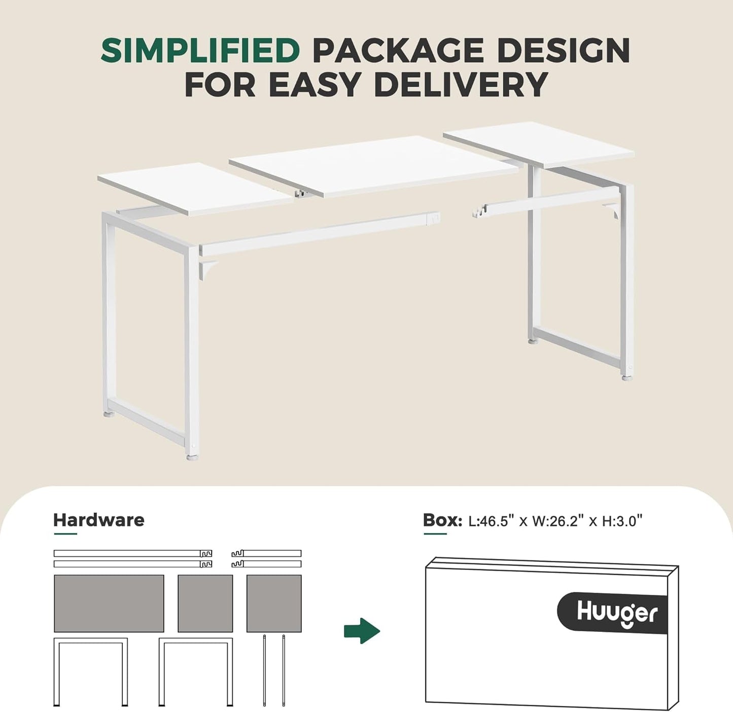 80 Inch White Computer Desk With Storage Metal Frame