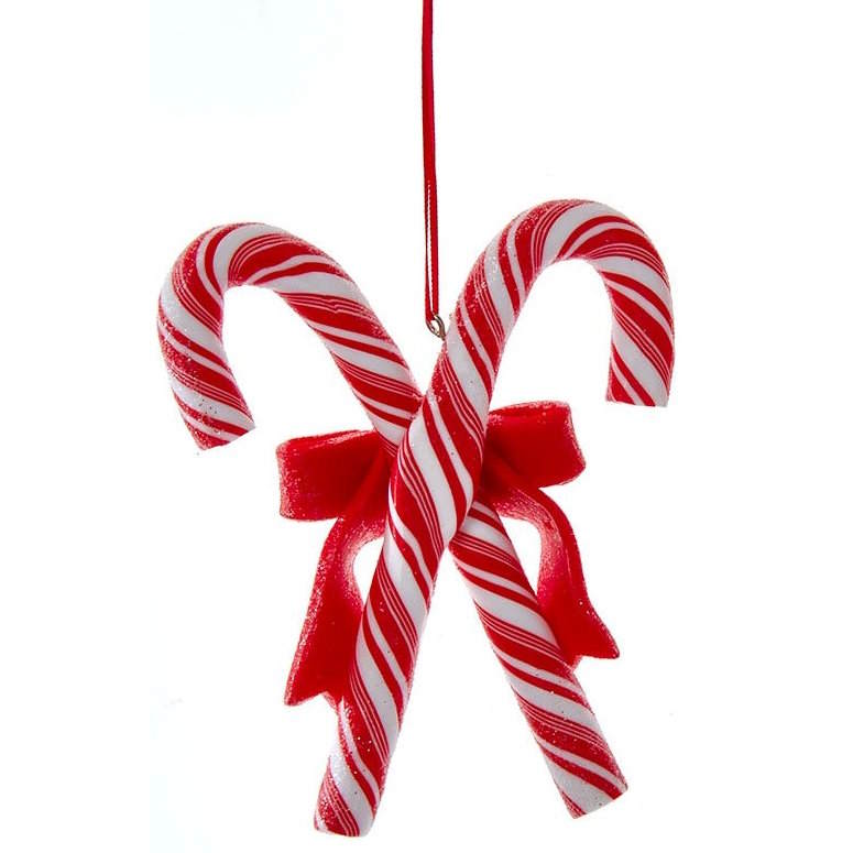 Crisscross Candy Cane Ornament