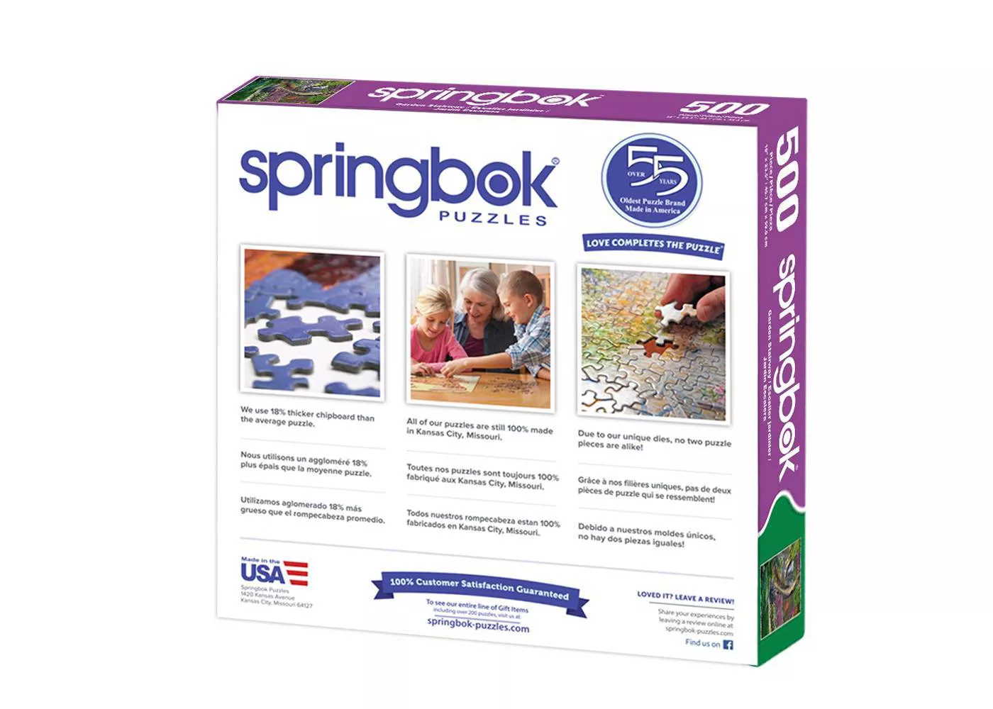 Garden Stairway - 500 Piece Puzzle