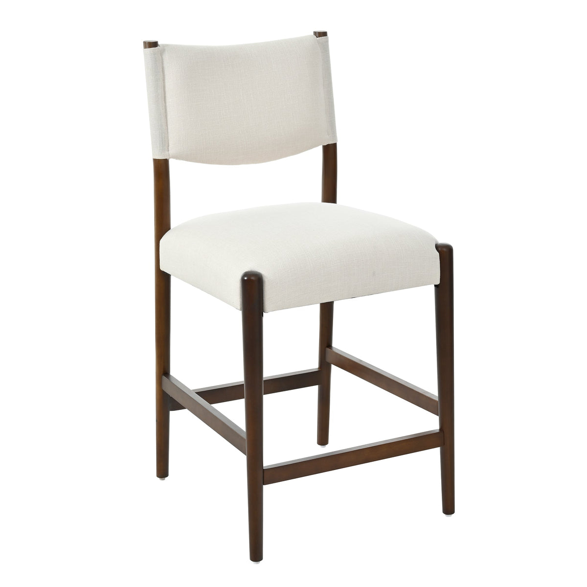 26.4" Solid Wood Counter Height Barstools Set of 2