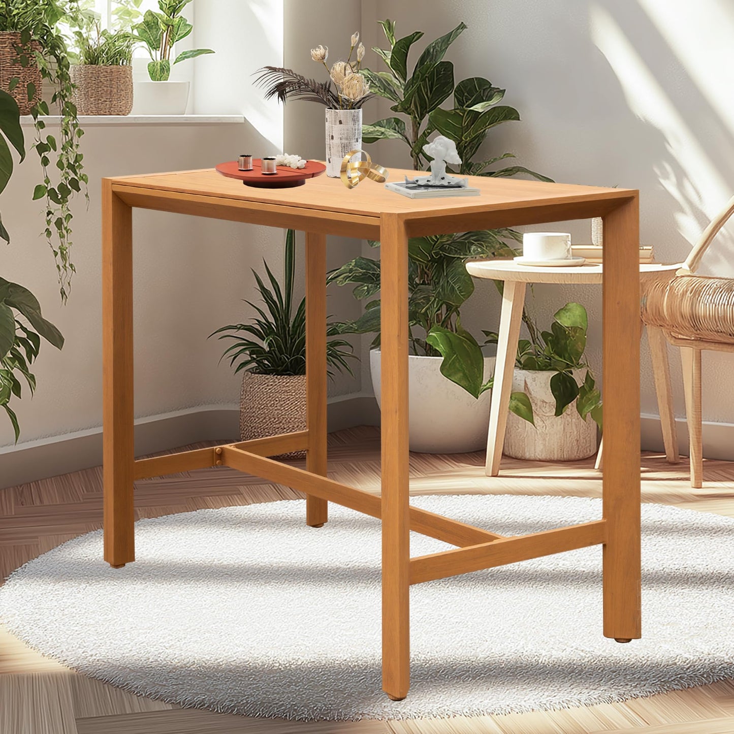 Outdoor Bar Table - Patio Counter Height Design