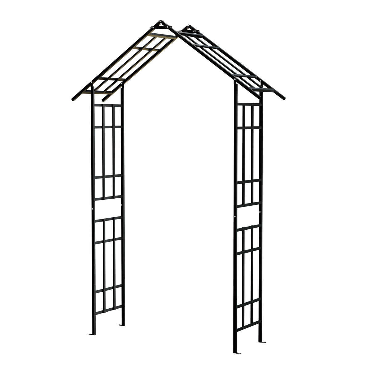 Metal Garden Arch with Adjustable Width