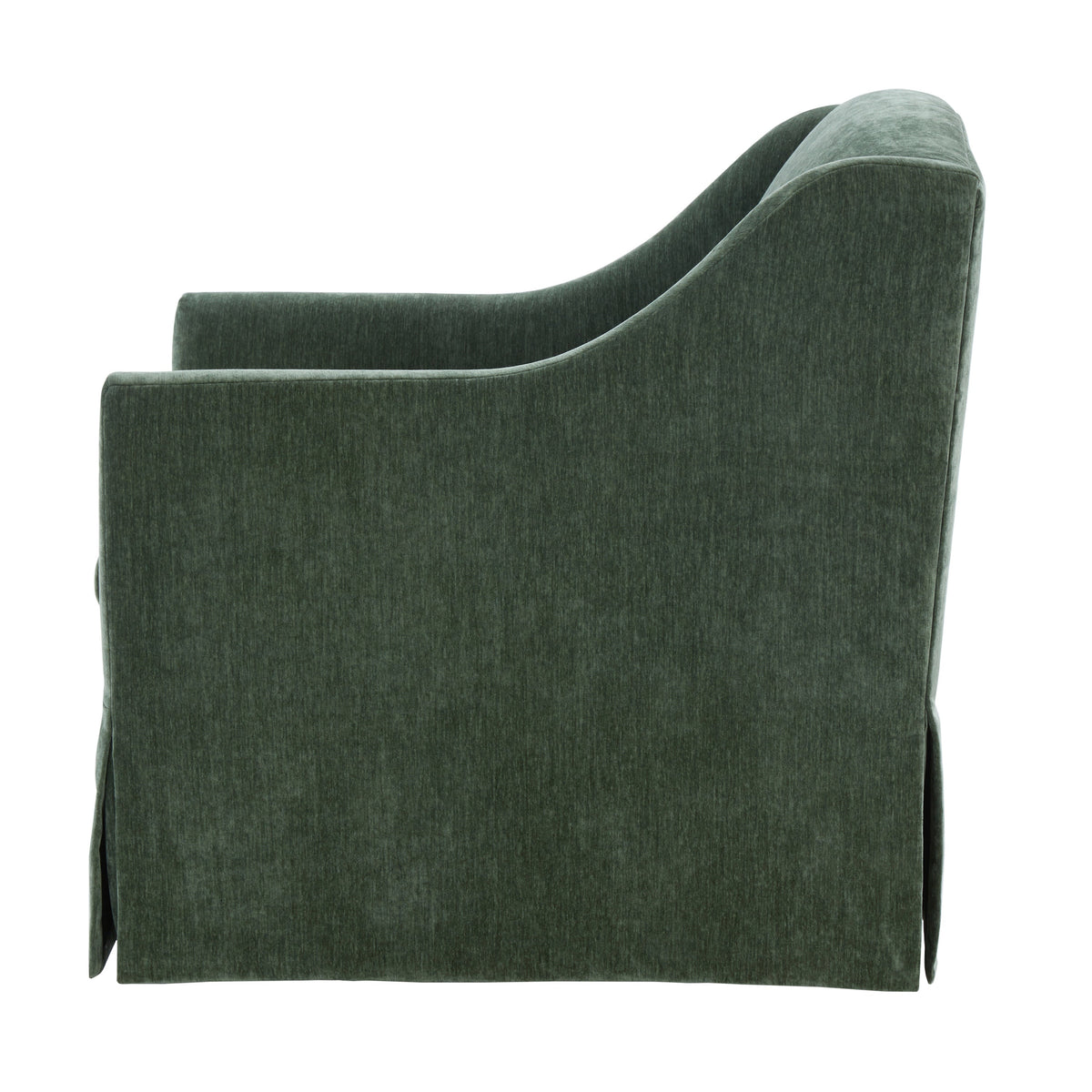 Luisa Skirted Swivel Accent Chair - Ivy
