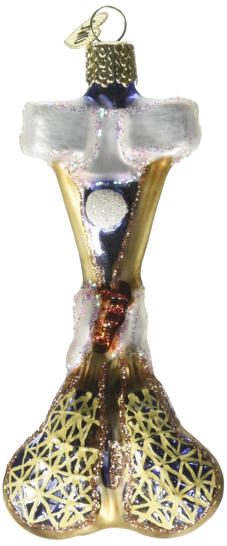 Lacrosse Set Glass Ornament